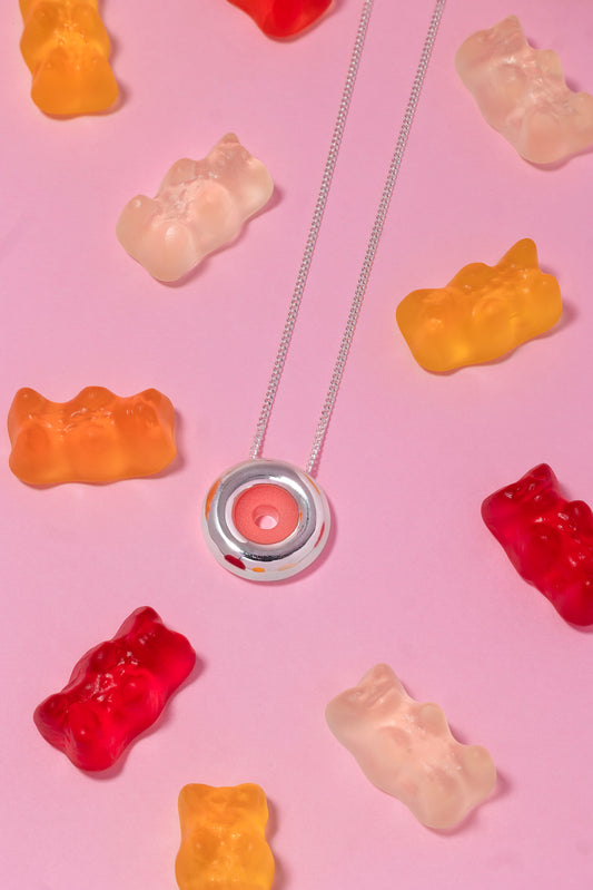 Eye Candy Necklace - Pink