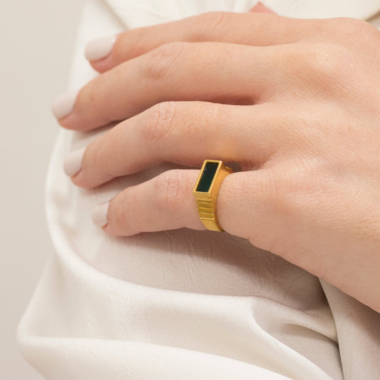 Flying Buttress Signet Ring