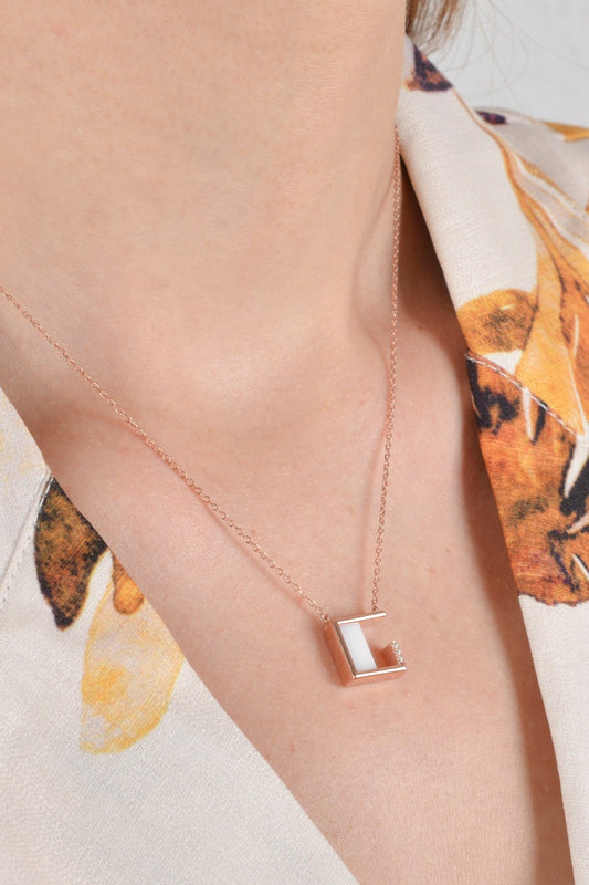 Square Glass Necklace
